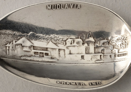 Full Figural Indian Sterling Silver Souvenir Spoons (Pair) - Mudlavia, Kramer
